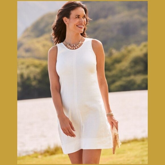 TOMMY BAHAMA Palm-a-Dora Sleeveless Sheath Dress- Size L - Picture 4 of 16